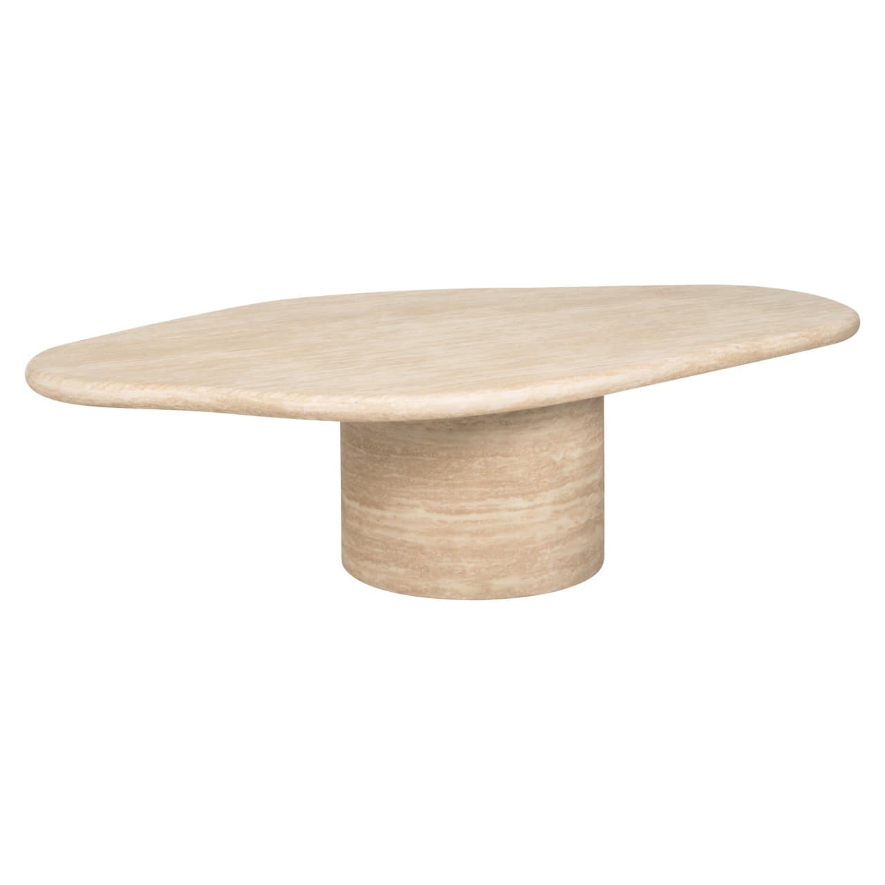 Salontafel Fictus faux travertine beige 130 cm