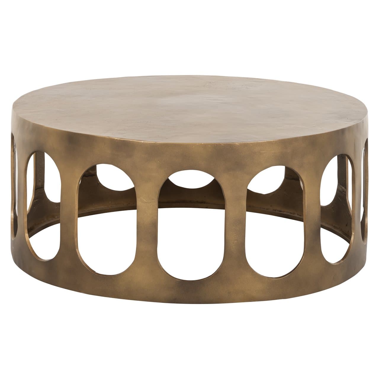 Salontafel Du Pont aluminium brushed gold rond 86 cm