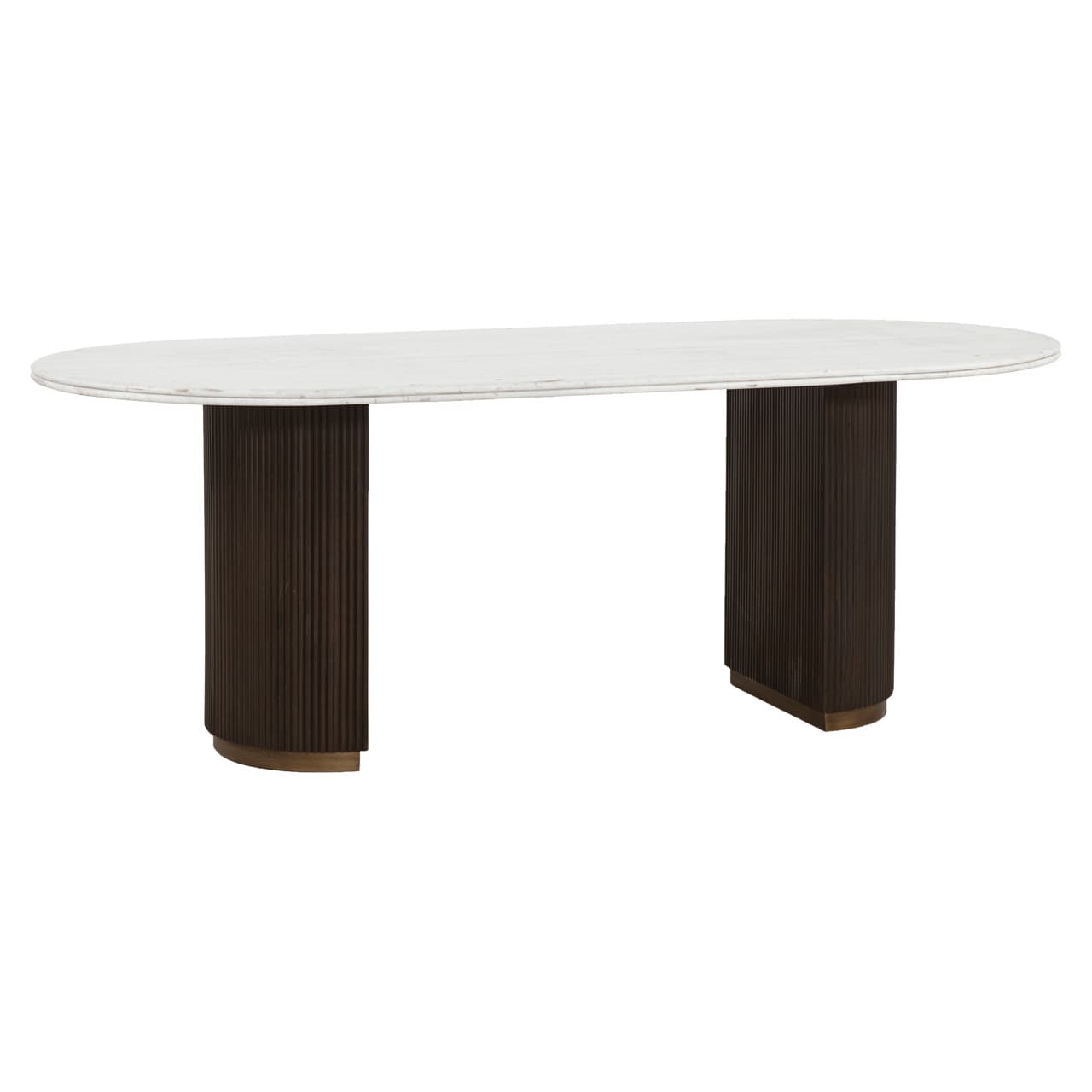 Eettafel Mayfield marmer bruin 210 x 76 cm
