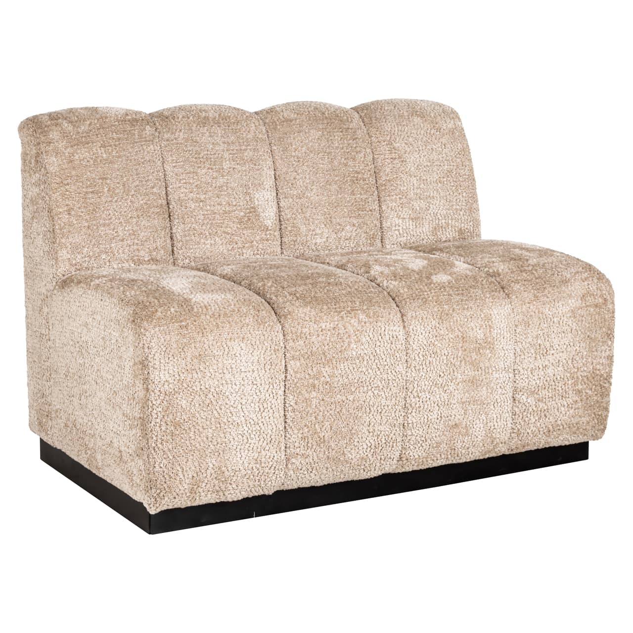 Eetkamerbank Hillpark boucle beige modulair 120x90 cm