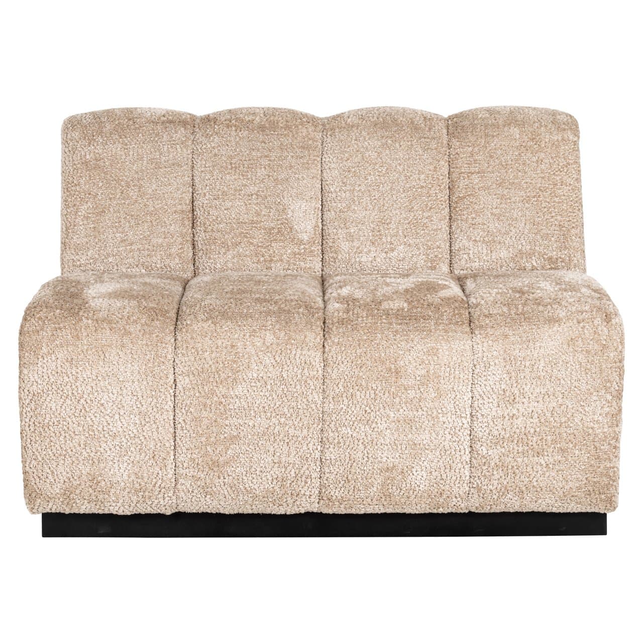Eetkamerbank Hillpark fire retardant bouclé beige 120 cm