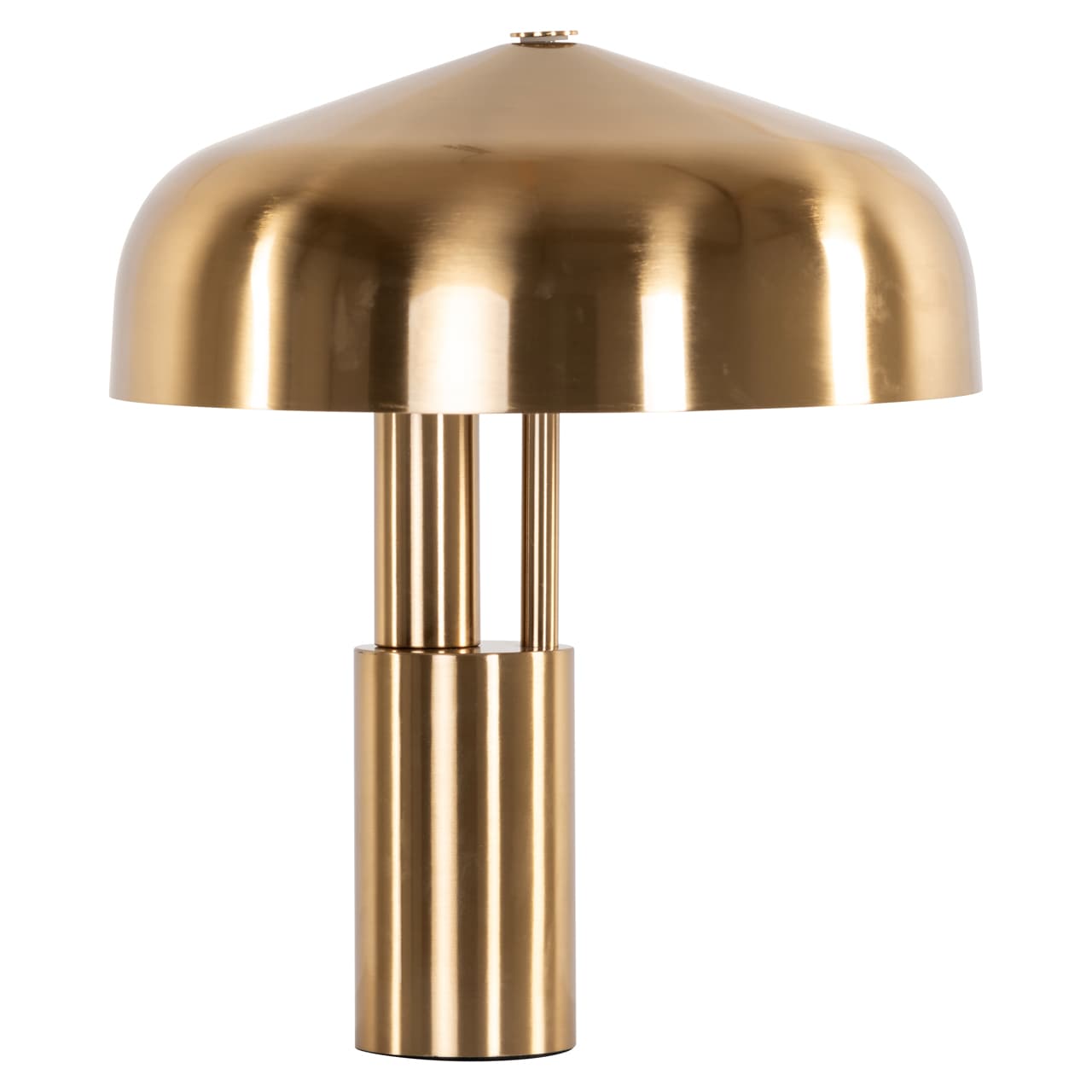 Tafellamp Linzy brushed gold met koepelkap ijzer 40 cm