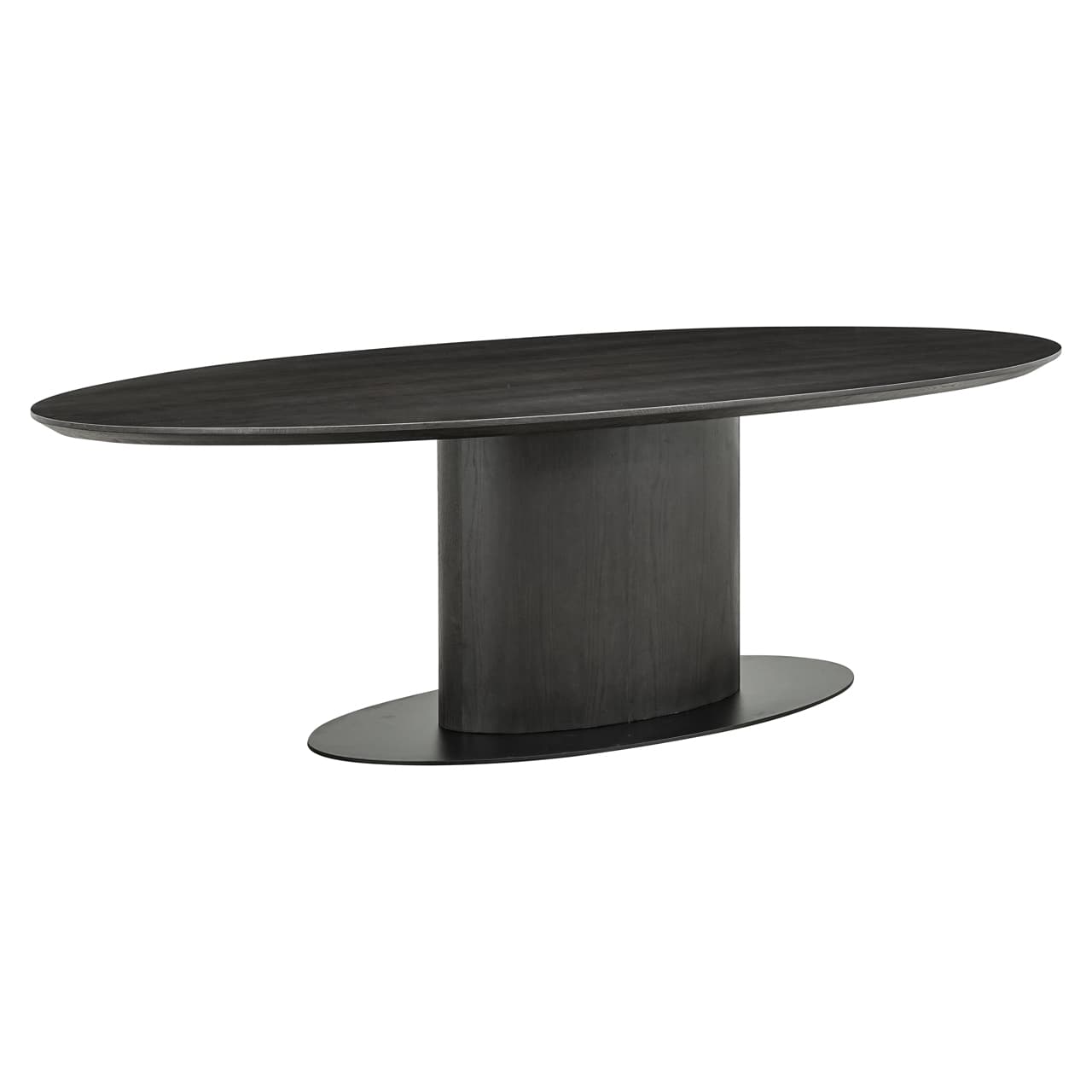 Eettafel Gordon dark coffee ovaal 210 x 76 cm