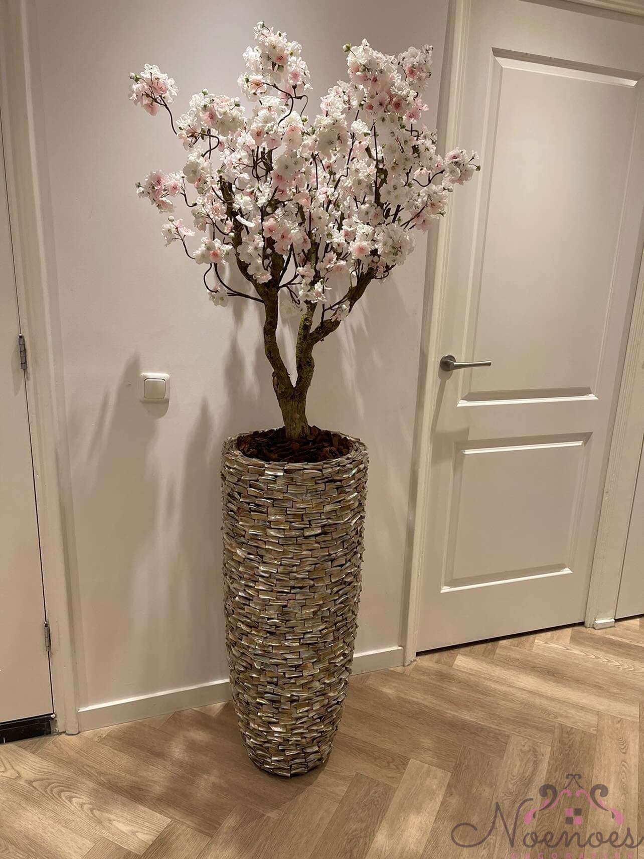 Sakura bloesemboom wit-roze 110 cm - losse kunstboom