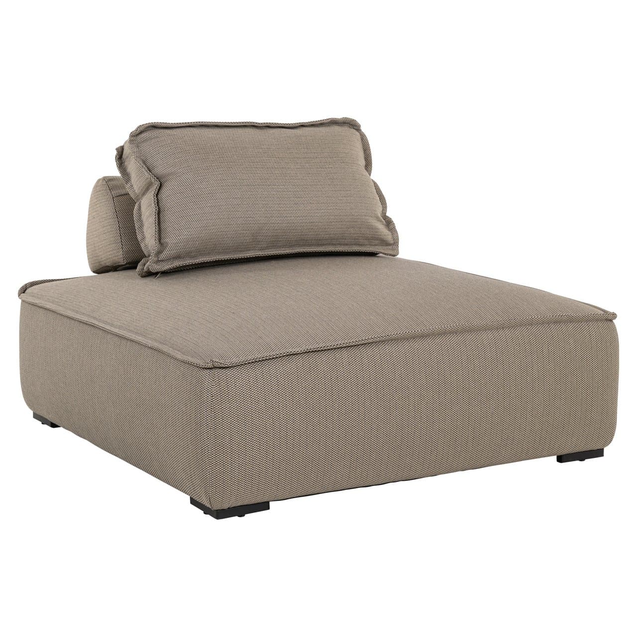 Outdoor lounge stoel Jondal taupe 110x110x73 cm