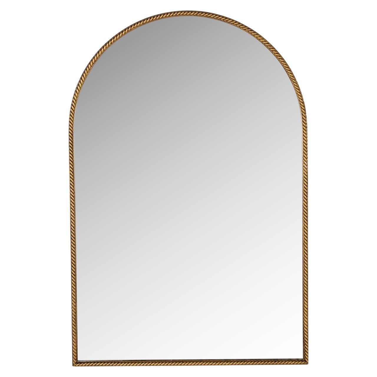 Spiegel Jindie gold met gedraaide lijst 60x90 cm