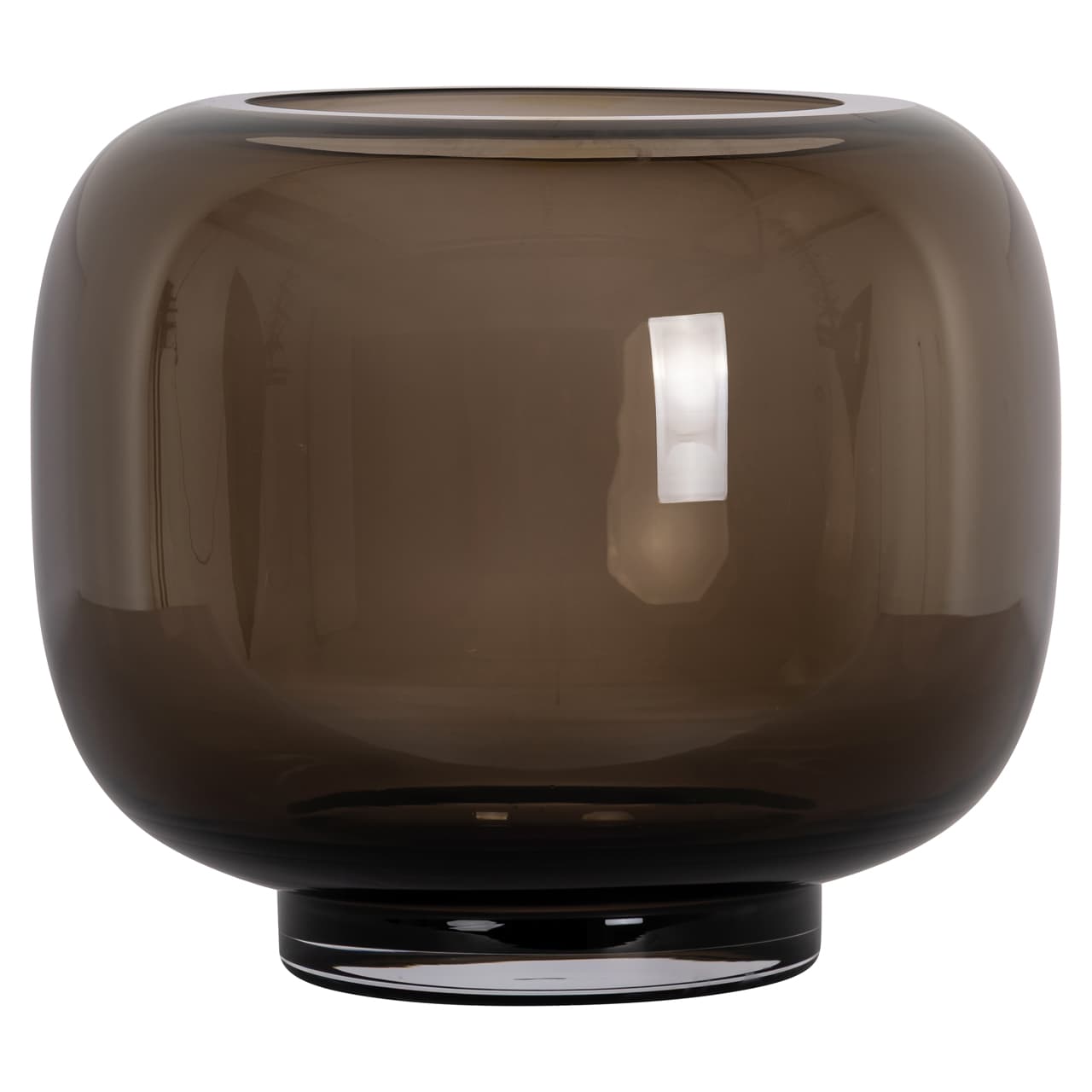 Windlicht Rowen brown glas, Ø30 x H25 cm