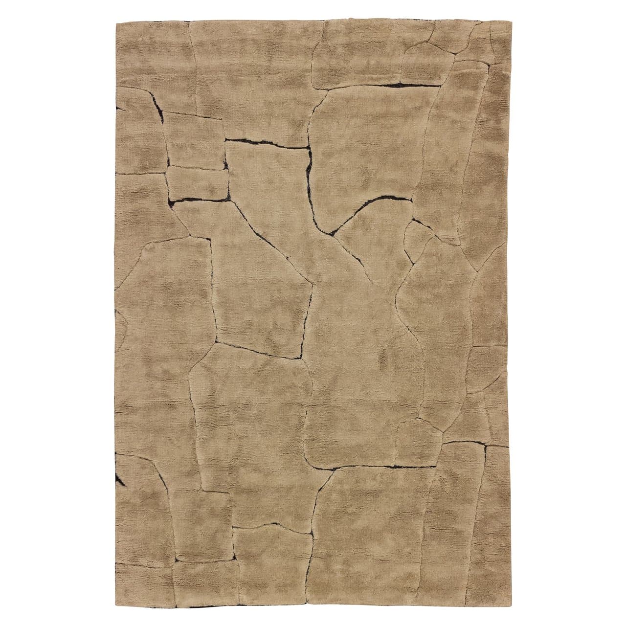 Vloerkleed Bhawan brown 200x300 cm - wol en katoen