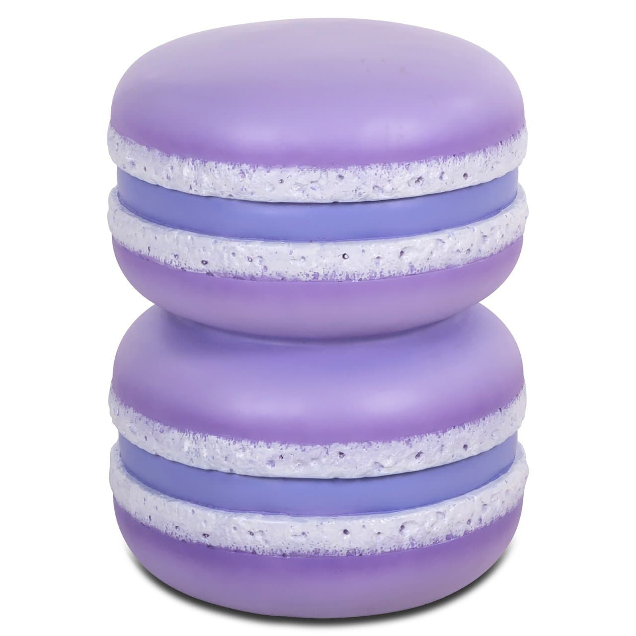 Bijzettafel Macaron paars resin 37x46 cm