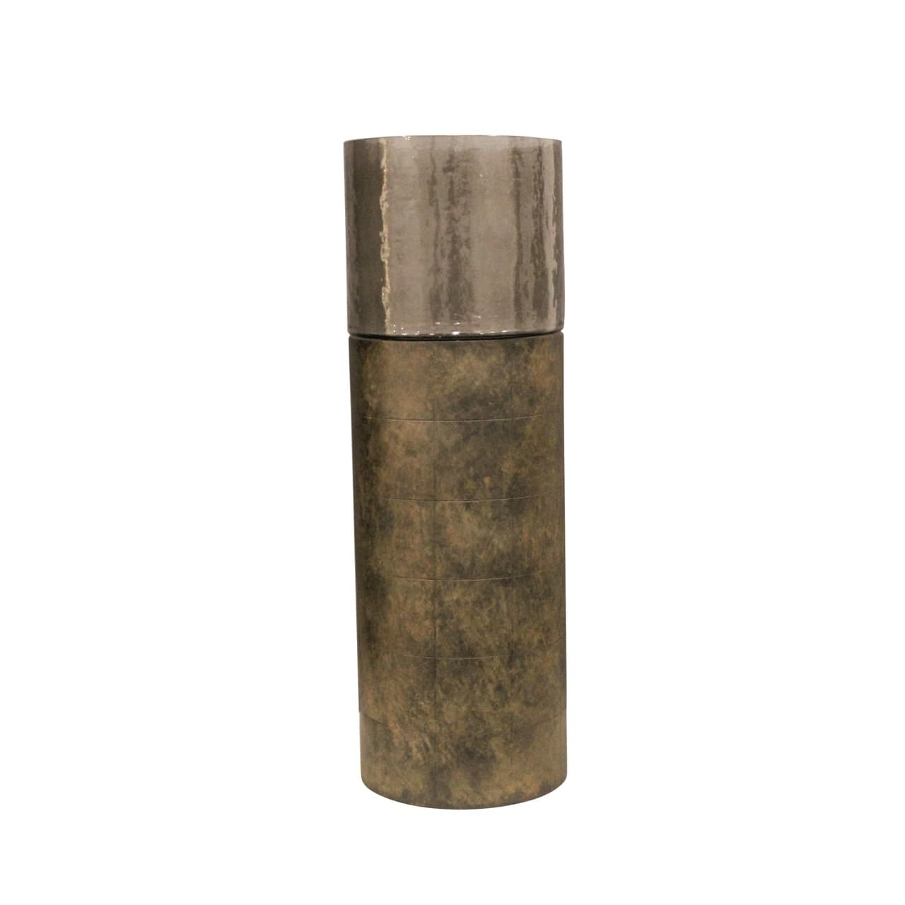 Windlicht Mayce goud cilinder 81 cm hoog