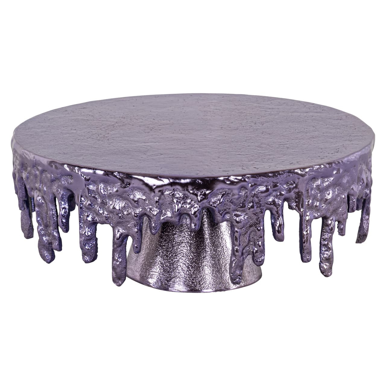 Taartplateau Meggy lavender aluminium 24,5 cm rond