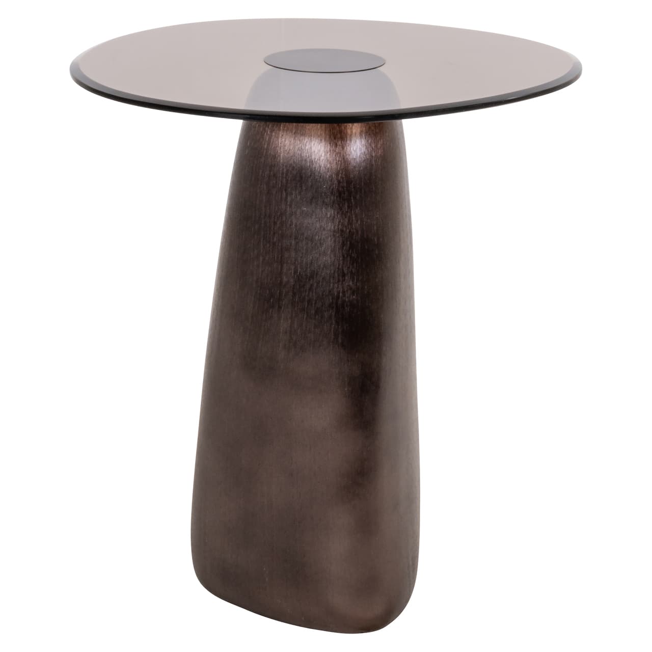 Bijzettafel Hayden bronze rond aluminium 57 cm