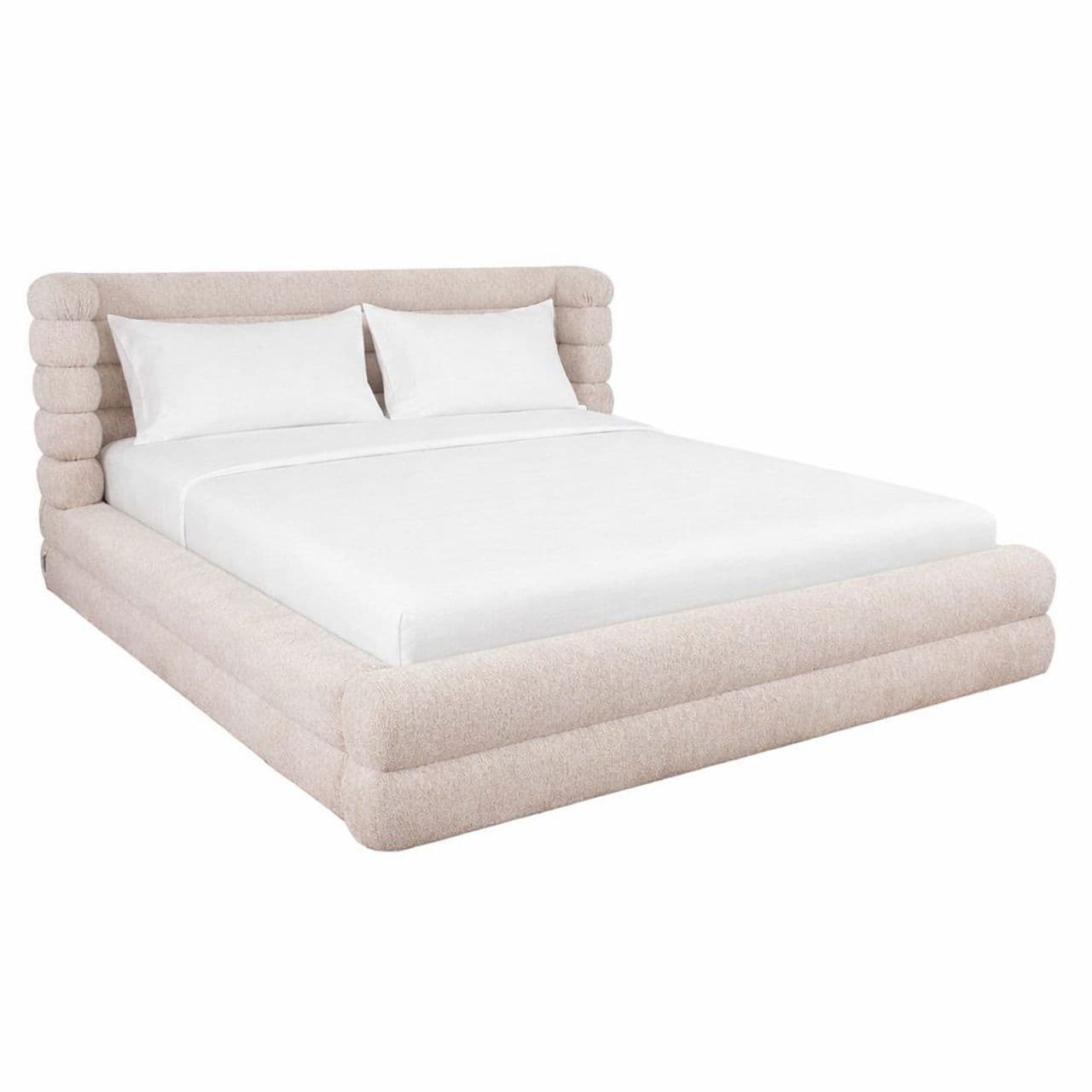 Bed Obidis natural linear met opbergruimte 180x210 cm