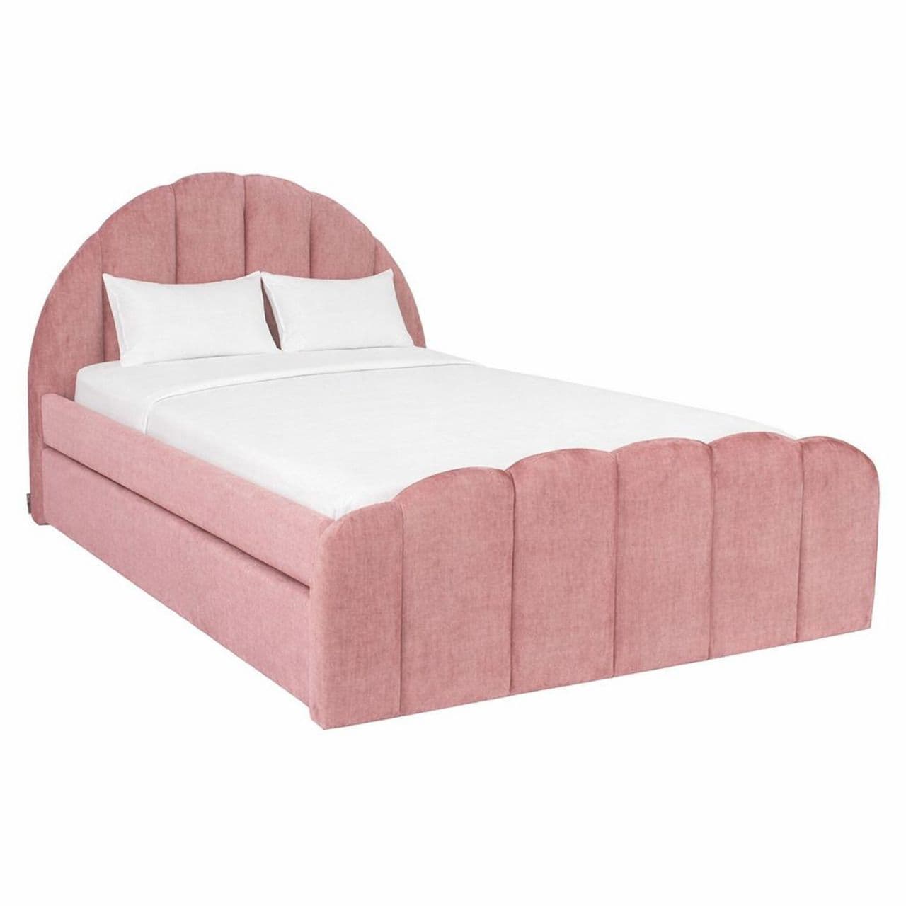 Bed Pixie rosewood 120x200 cm met uitschuifbed