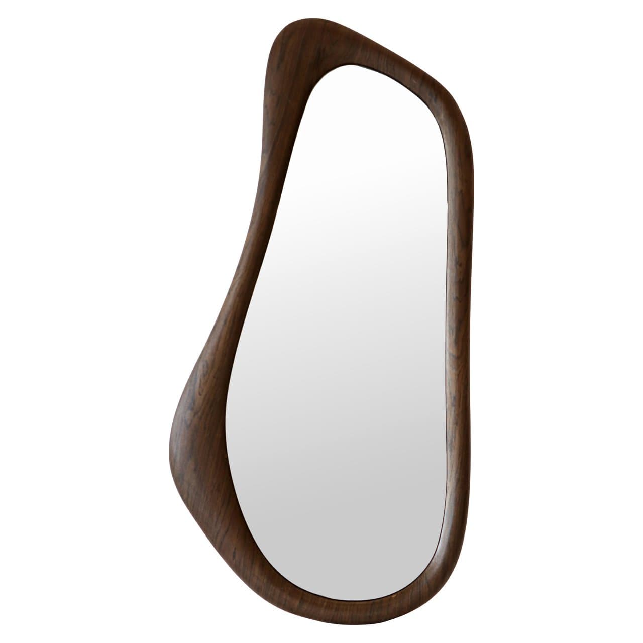 Spiegel Briar brown organische vorm MDF fineer 120 cm