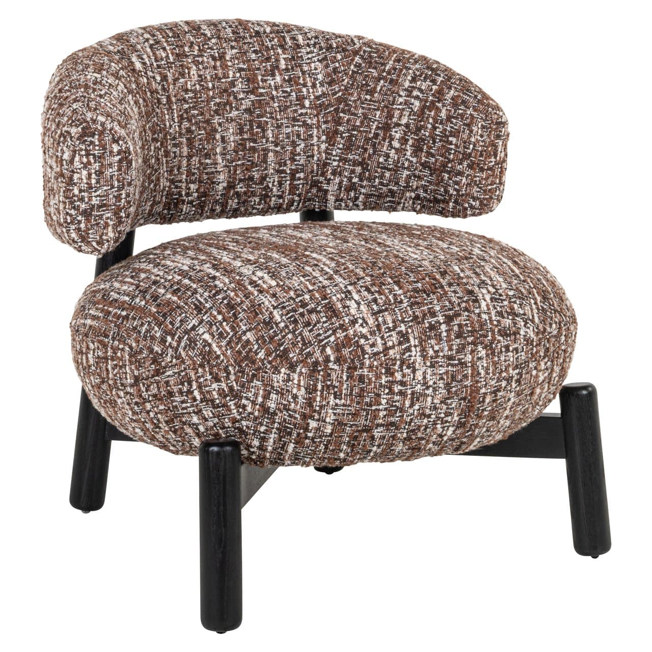 Lounge stoel Ornella hazel boucle 65x73x72 cm