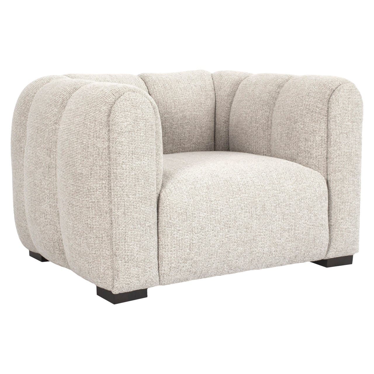 Lounge stoel Novaro natural fancy 119,5 cm breed bekleed