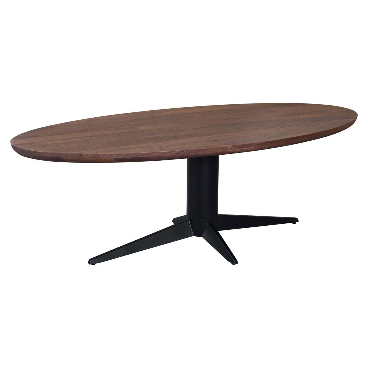 Eettafel Stafford ovaal mangohout spicebrown 230 cm