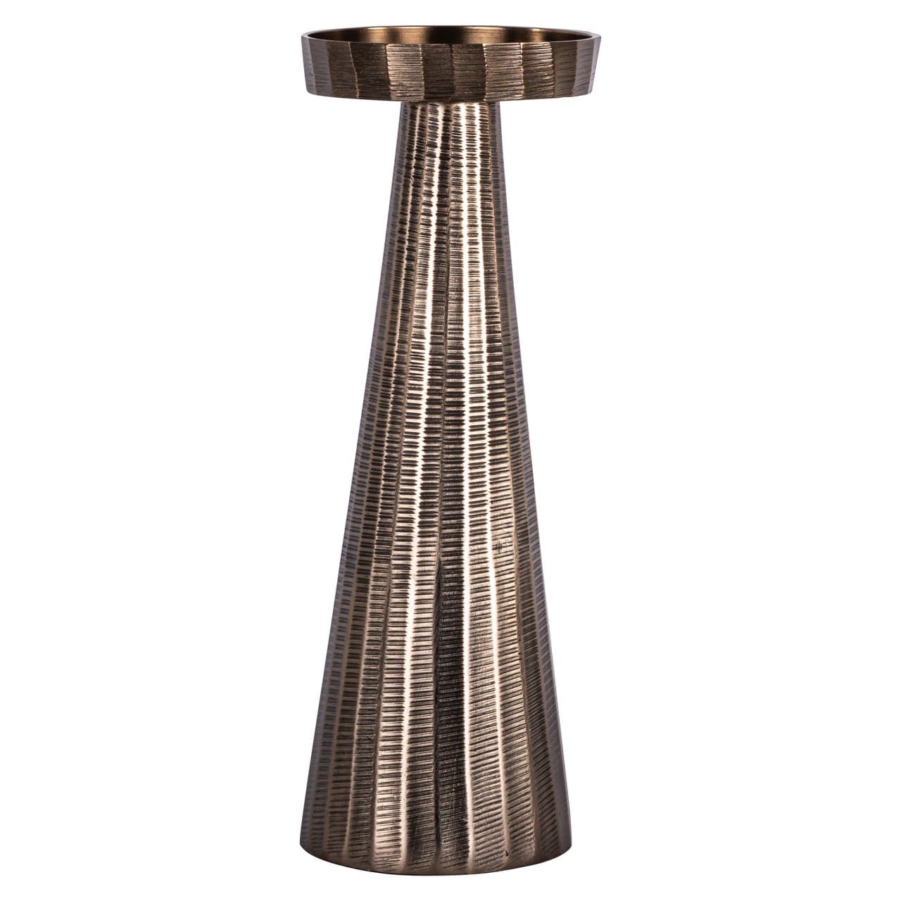 Kandelaar Evola aluminium bronze 30,5 cm
