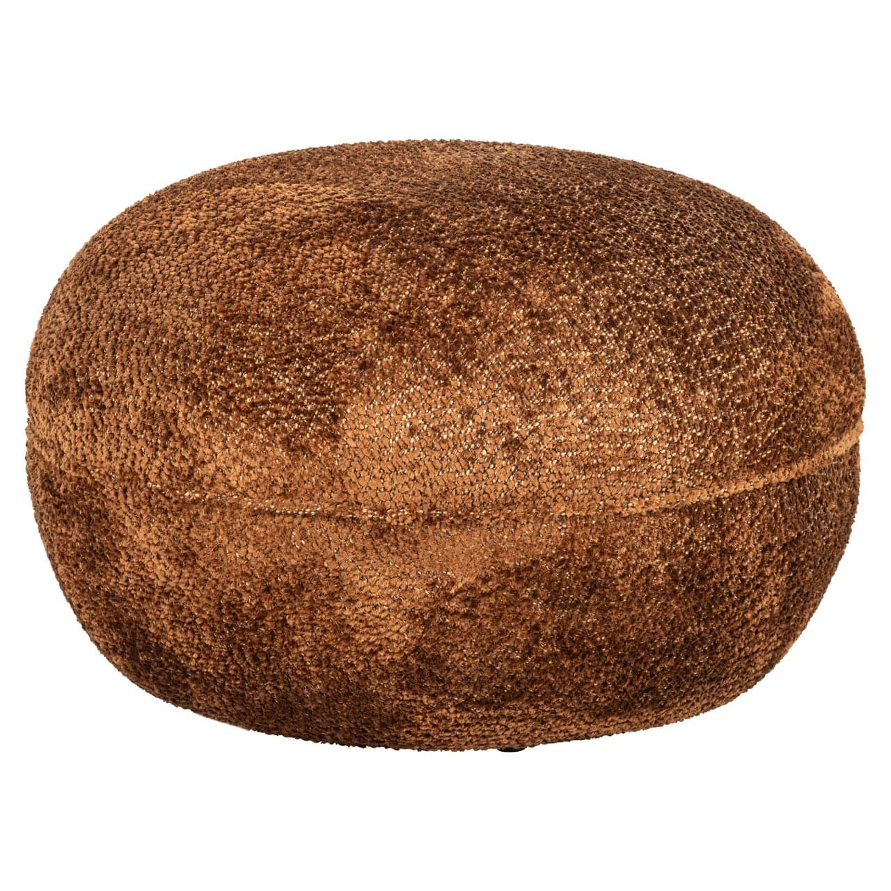 Poef Jace lovely cinnamon boucle 65x40 cm