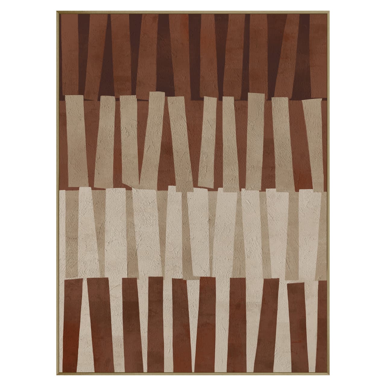 Wall art Voga brown abstract canvas 90x120 cm