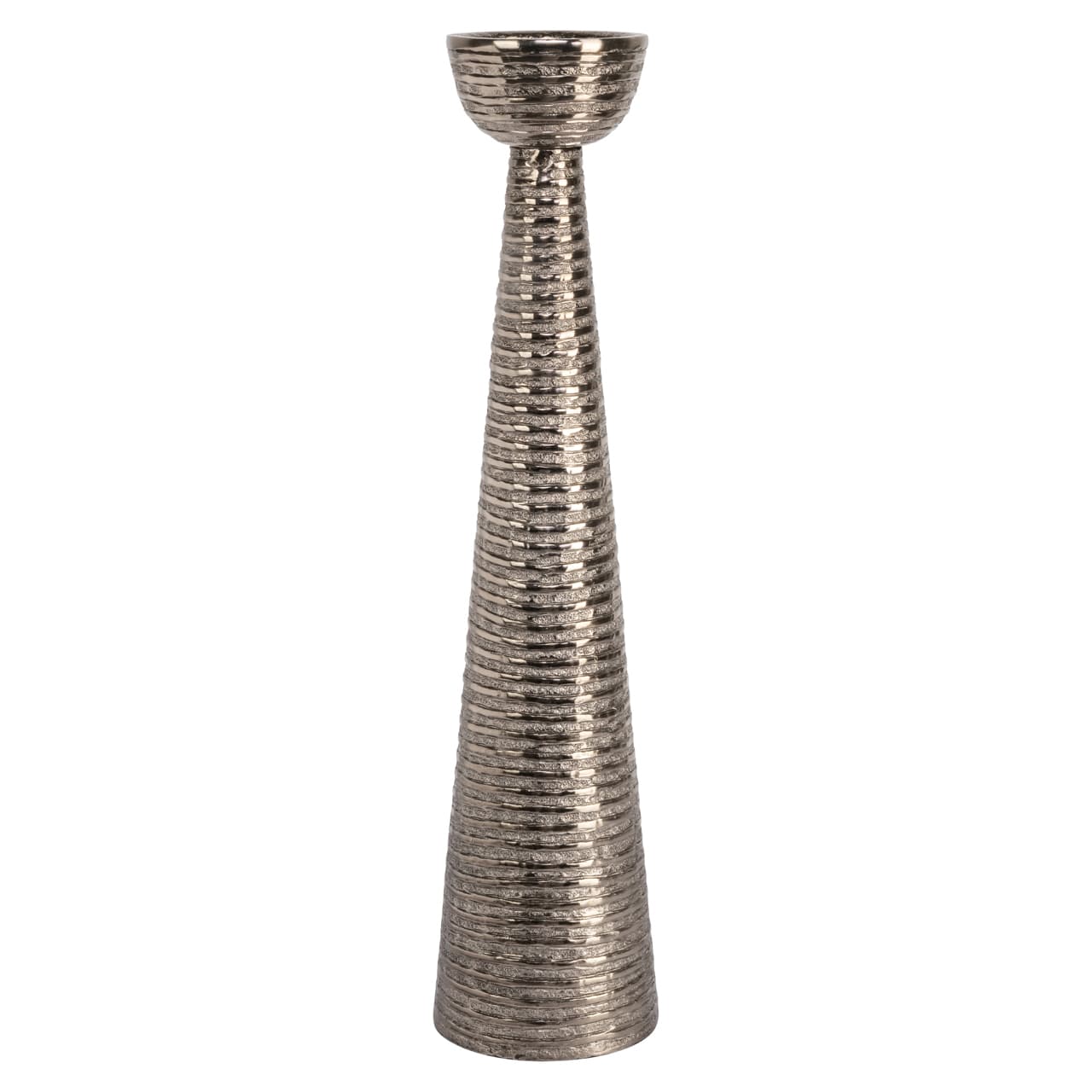 Kandelaar Jola brass antique aluminium 53 cm hoog