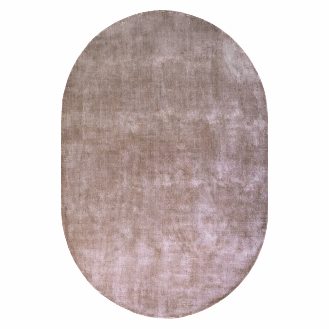 Vloerkleed Nilla beige ovaal 220x320 cm - 80% viscose