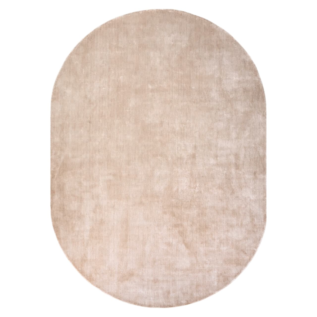 Vloerkleed Millav beige ovaal 220x320 cm - 80% viscose
