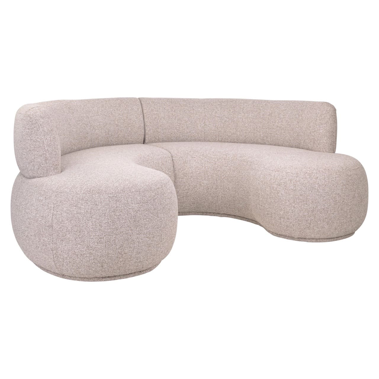 Eetkamerbank Sorrobon cayenne brown rond, set van 2