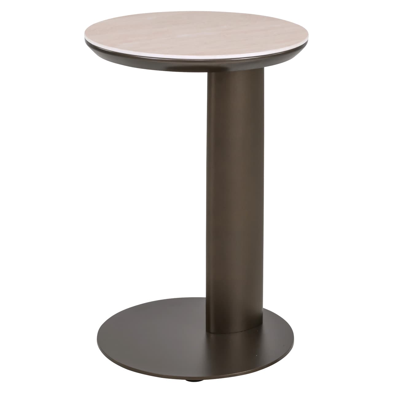 Bankbijzettafel Ritz brown