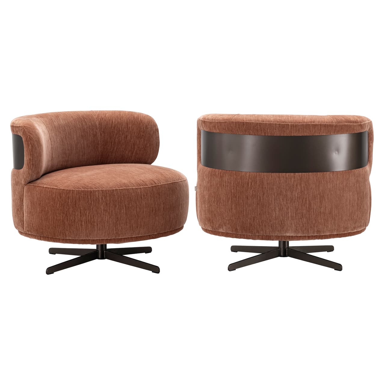 Loungestoel Lauren be straight mocha mousse