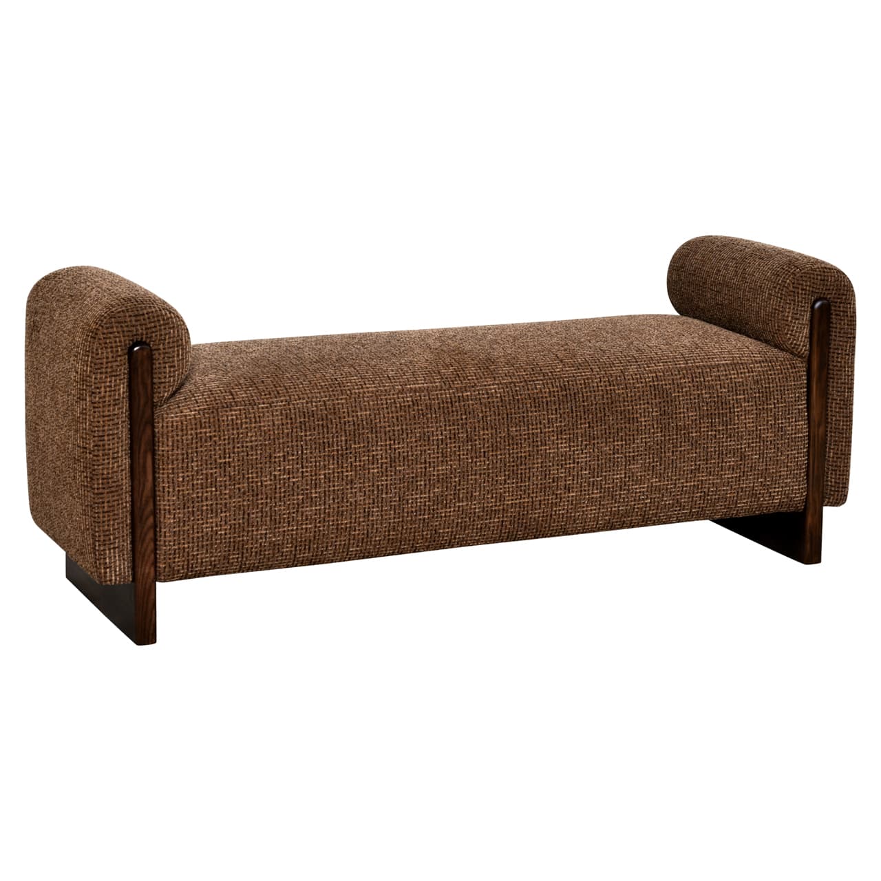 Bank Winslov bruin blockweave, brandvertragend