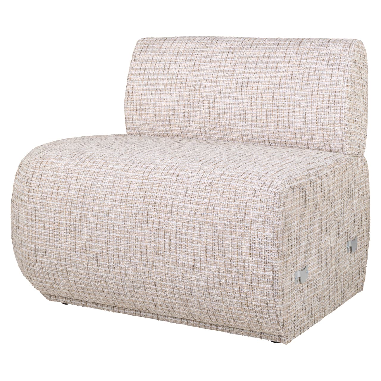 Eetkamerbank Sorrobon trendy cream open end left straight