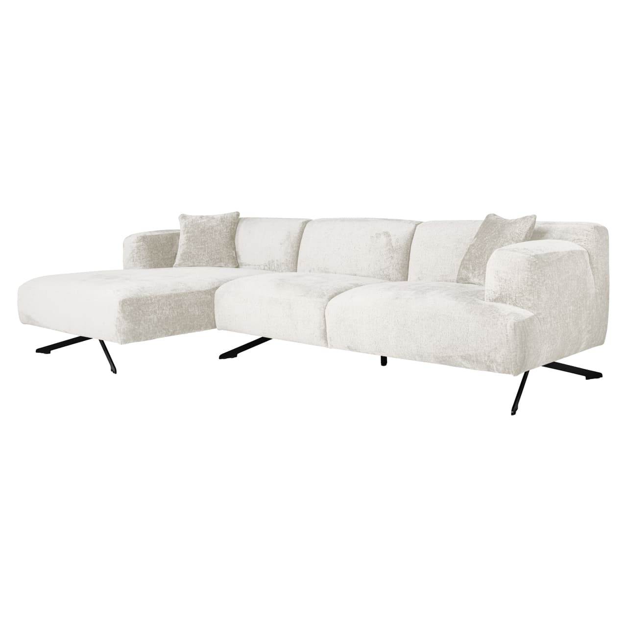 Bank Donovan cream fusion, 3-zits met lounge links
