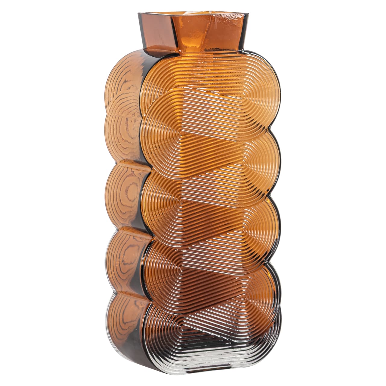 Vaas Venice bruin glas, large